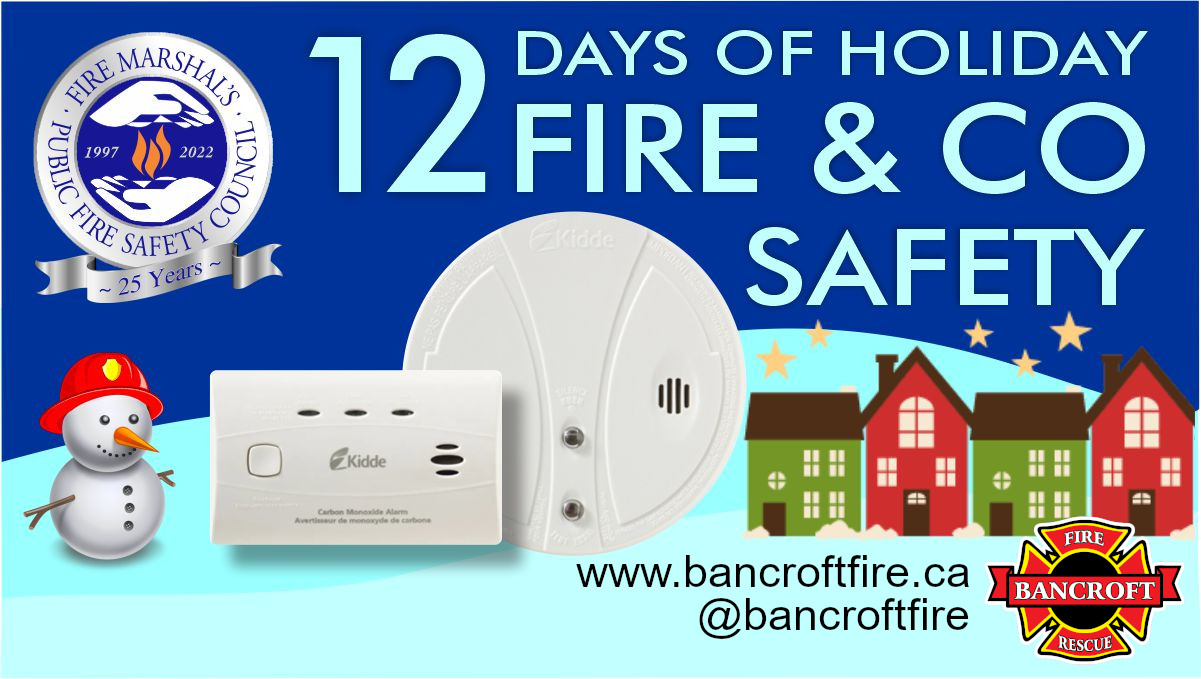 12 Days of Holiday Fire & CO Safety: Tip #9